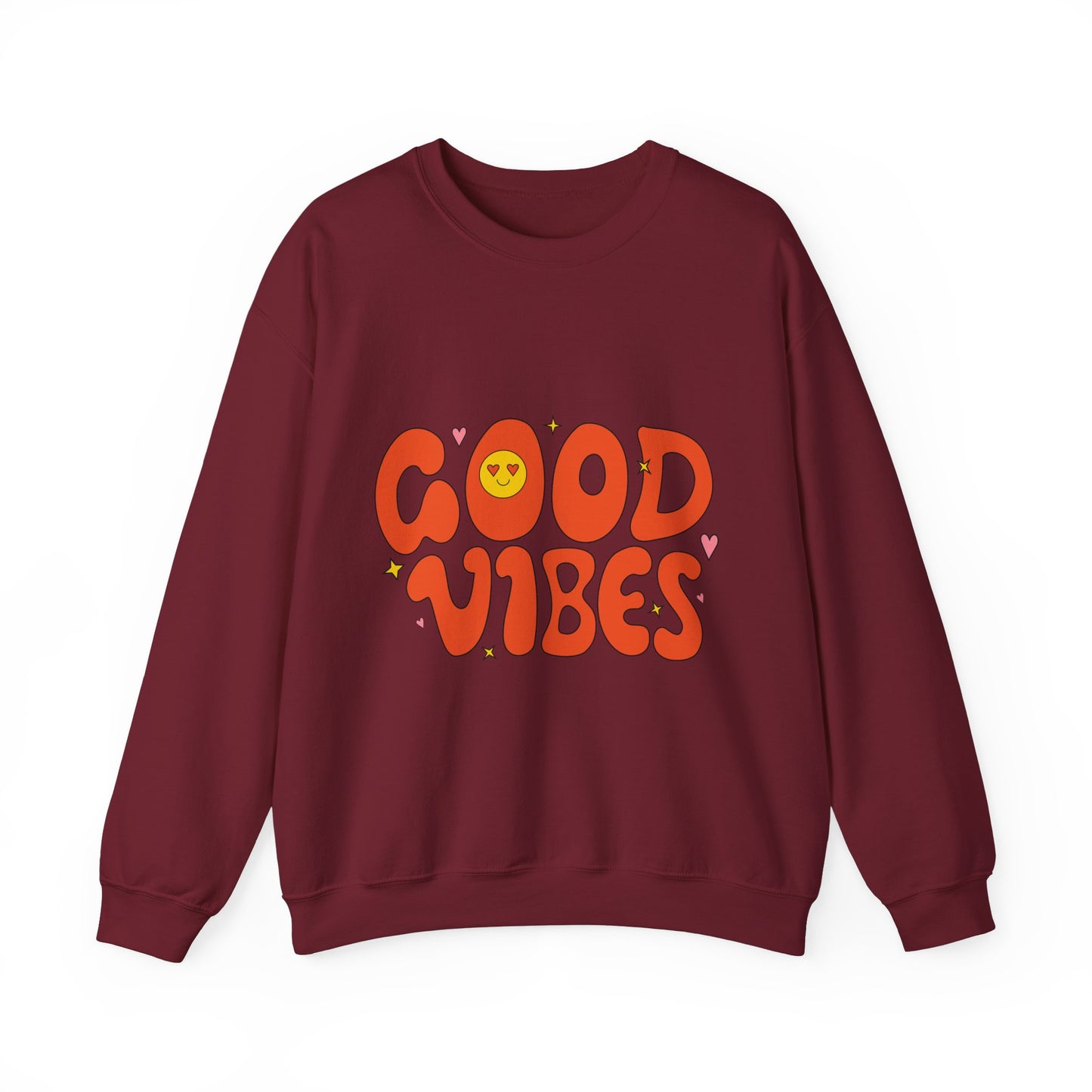 Good Vibes Unisex Heavy Blend™ Crewneck Sweatshirt