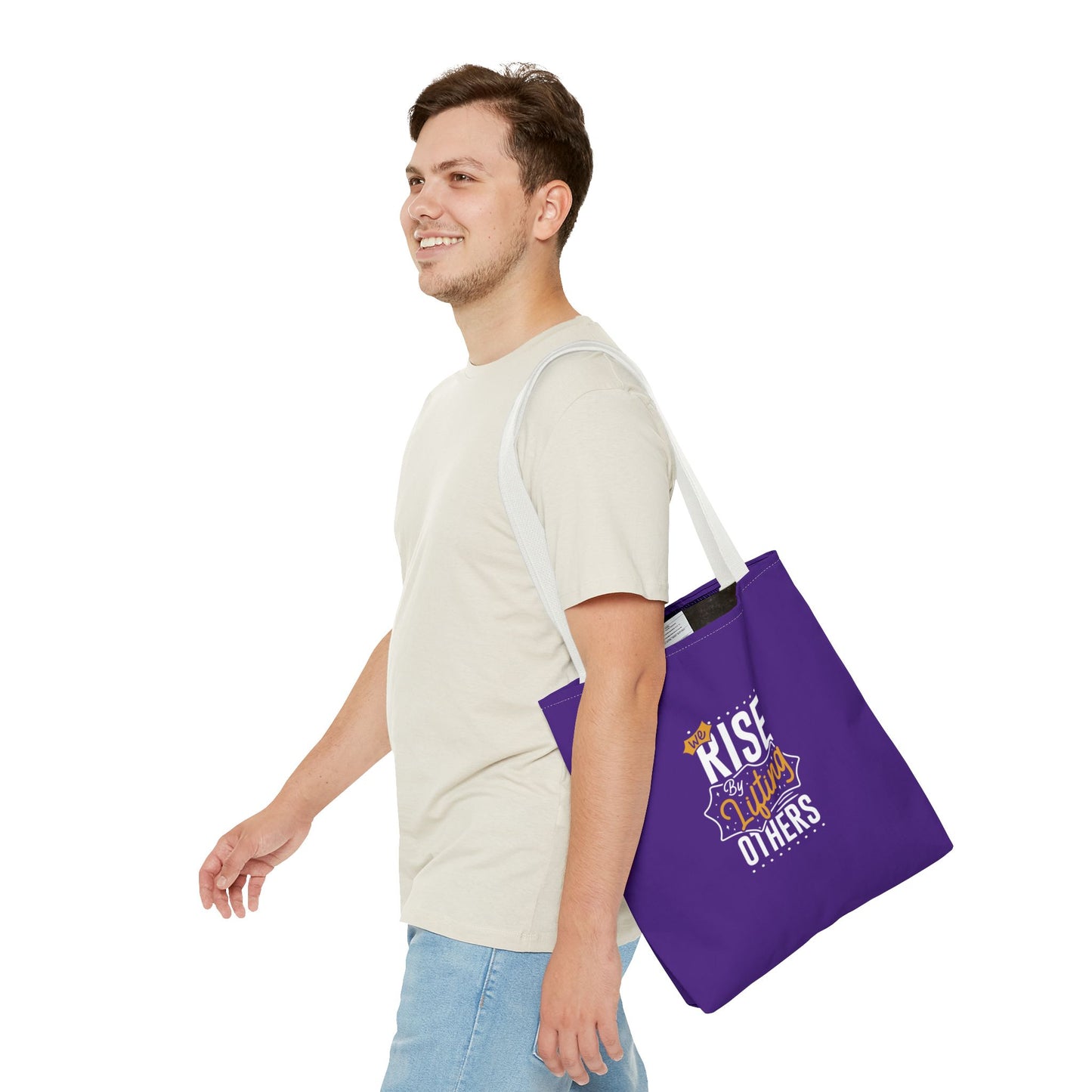 We Rise By Lifting Others Tote Bag (AOP)