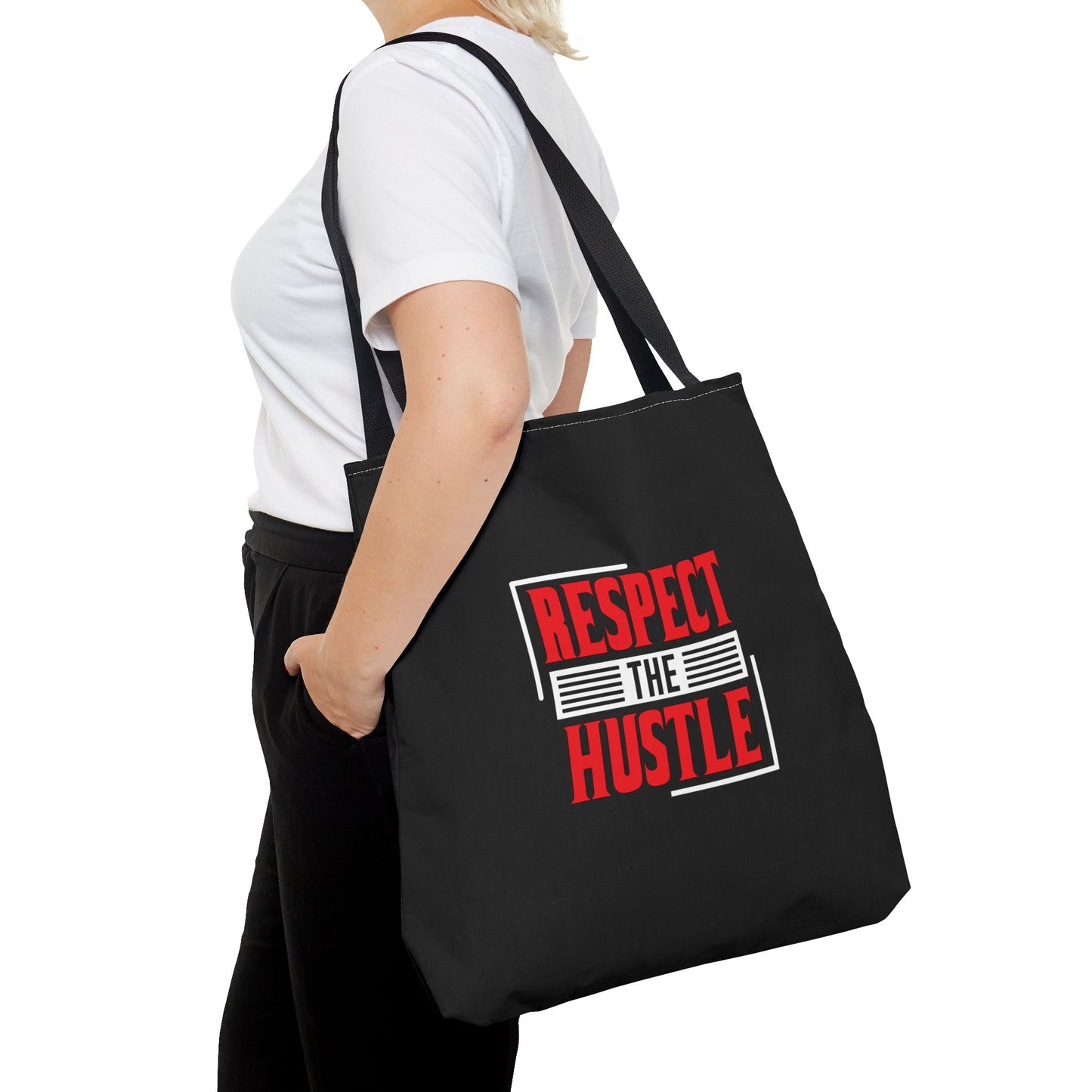Respect The Hustle Tote Bag (AOP)