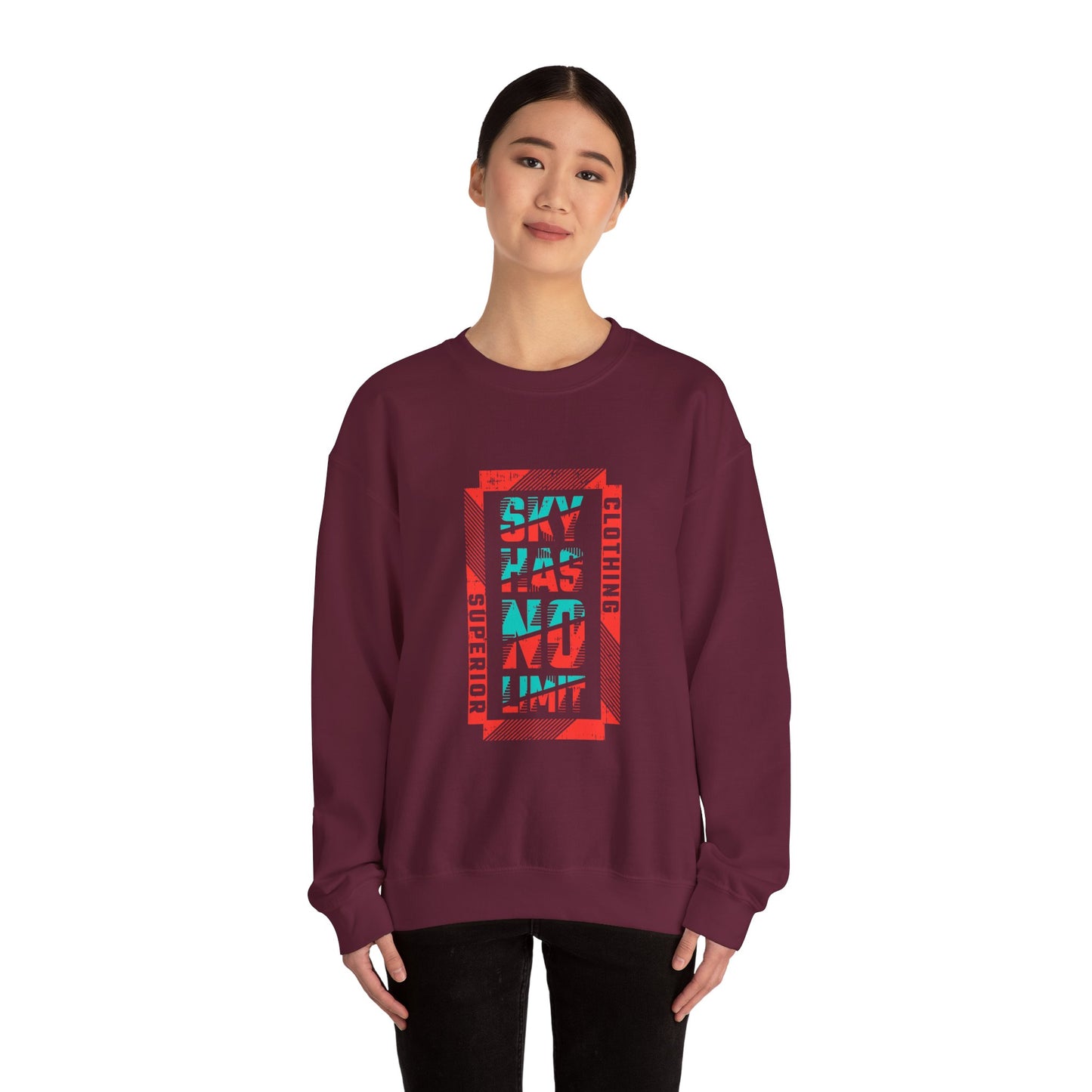 Sky Has No Limit Unisex Heavy Blend™ Crewneck Sweatshirt