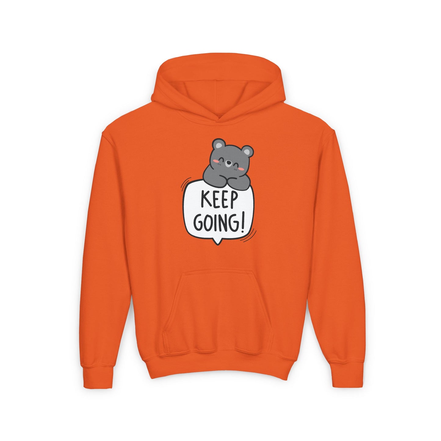 Keep Going Youth Heavy Blend Hooded Sweatshirt