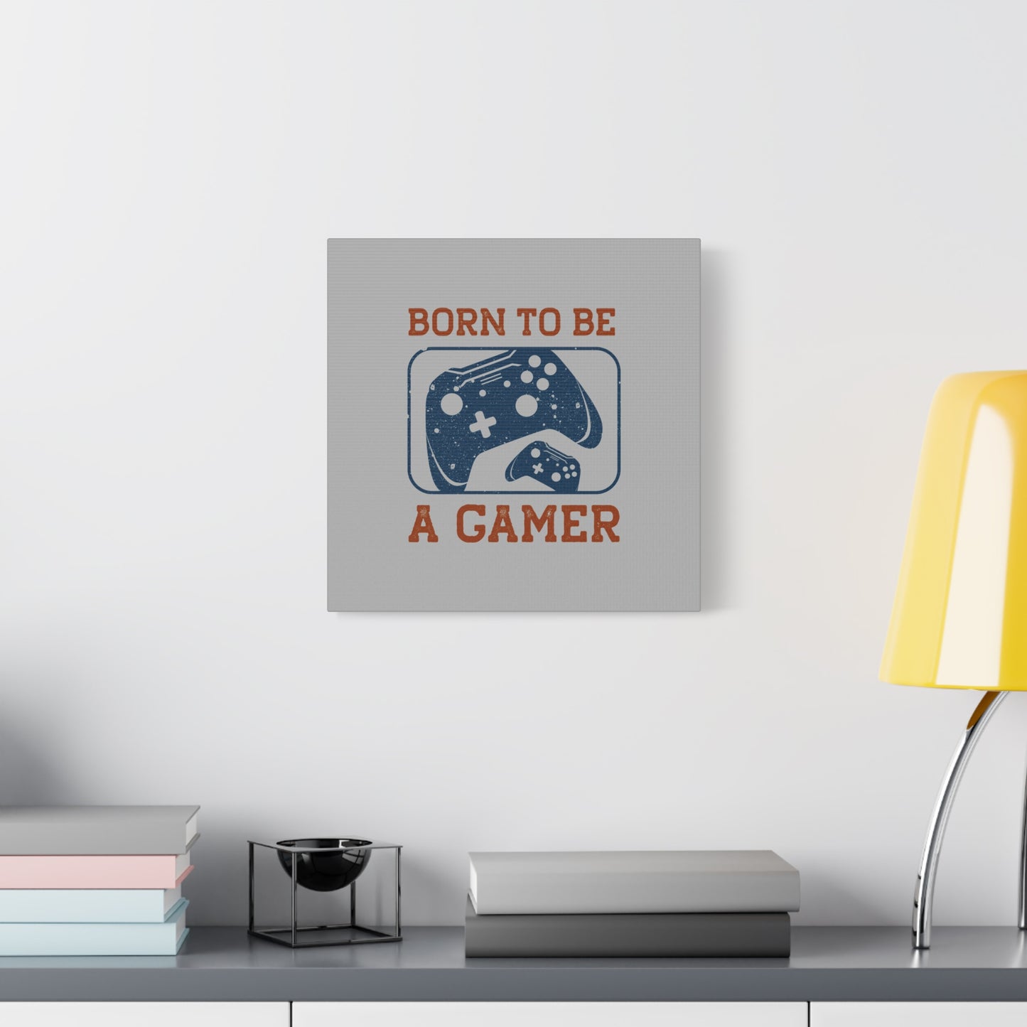 Born To Be A Gamer Matte Canvas, Stretched, 1.25"