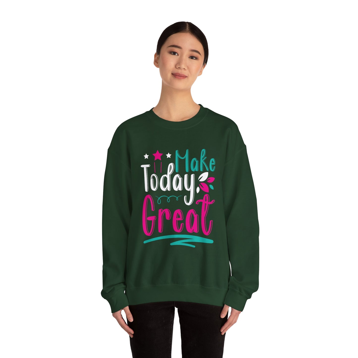 Make Today Great Unisex Heavy Blend™ Crewneck Sweatshirt