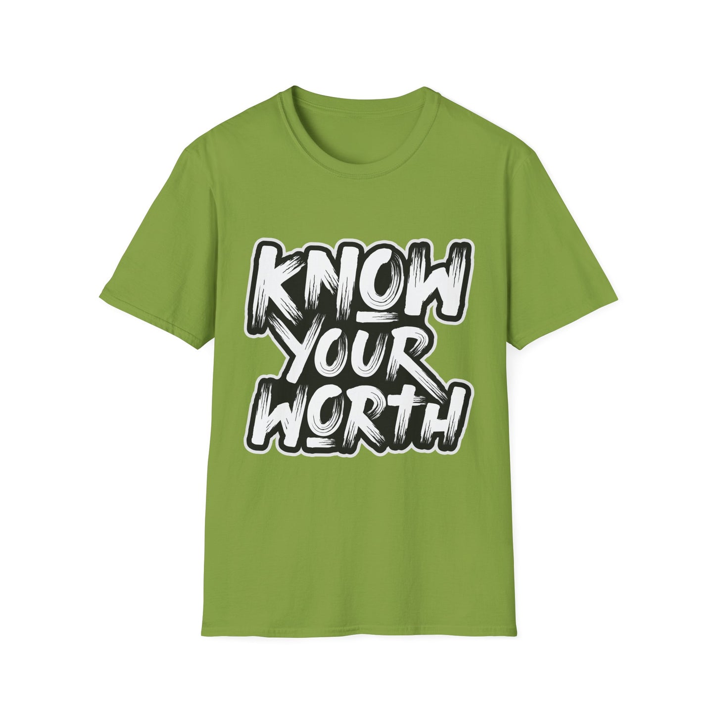 Know Your Worth Unisex Softstyle T-Shirt