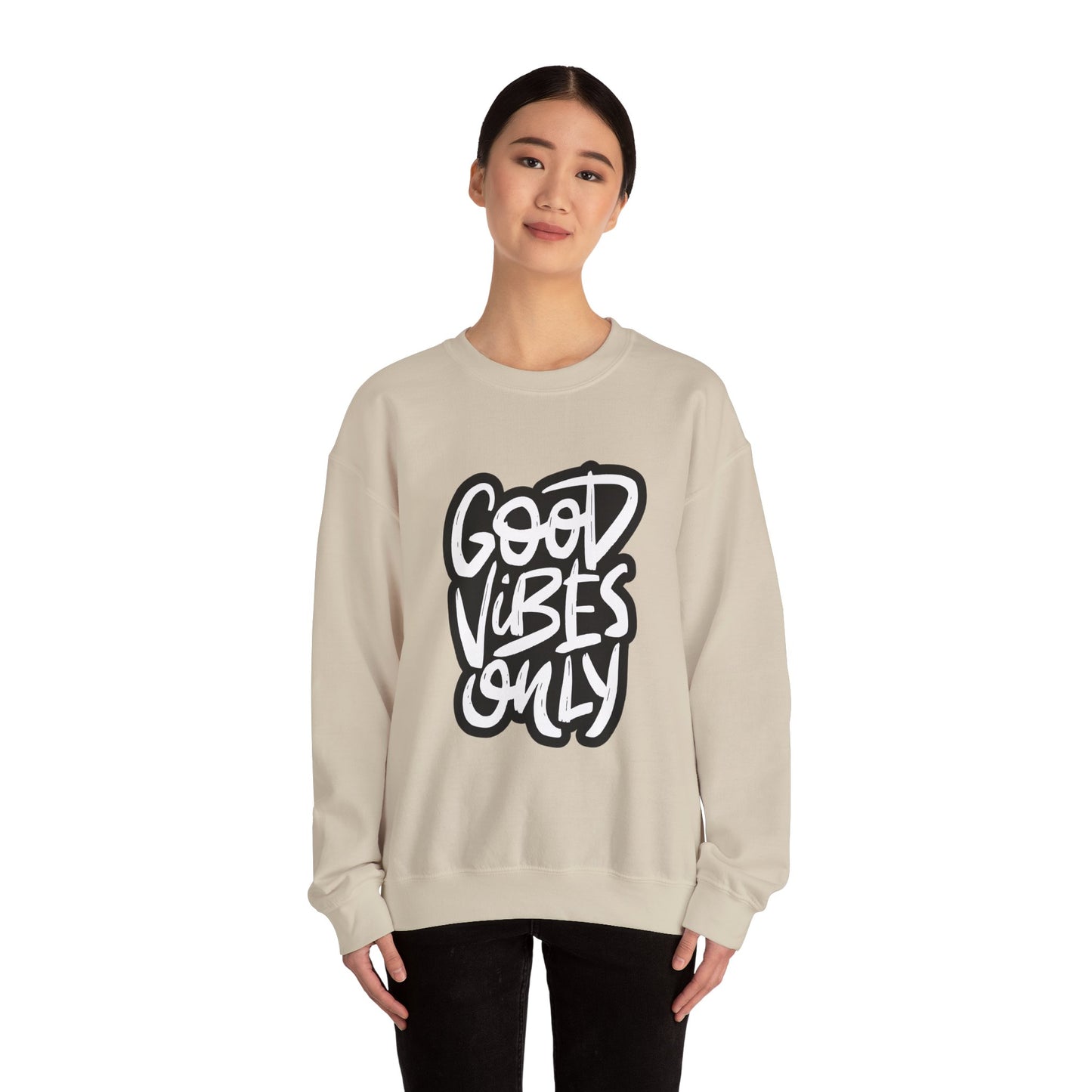 Good Vibes Only Unisex Heavy Blend™ Crewneck Sweatshirt
