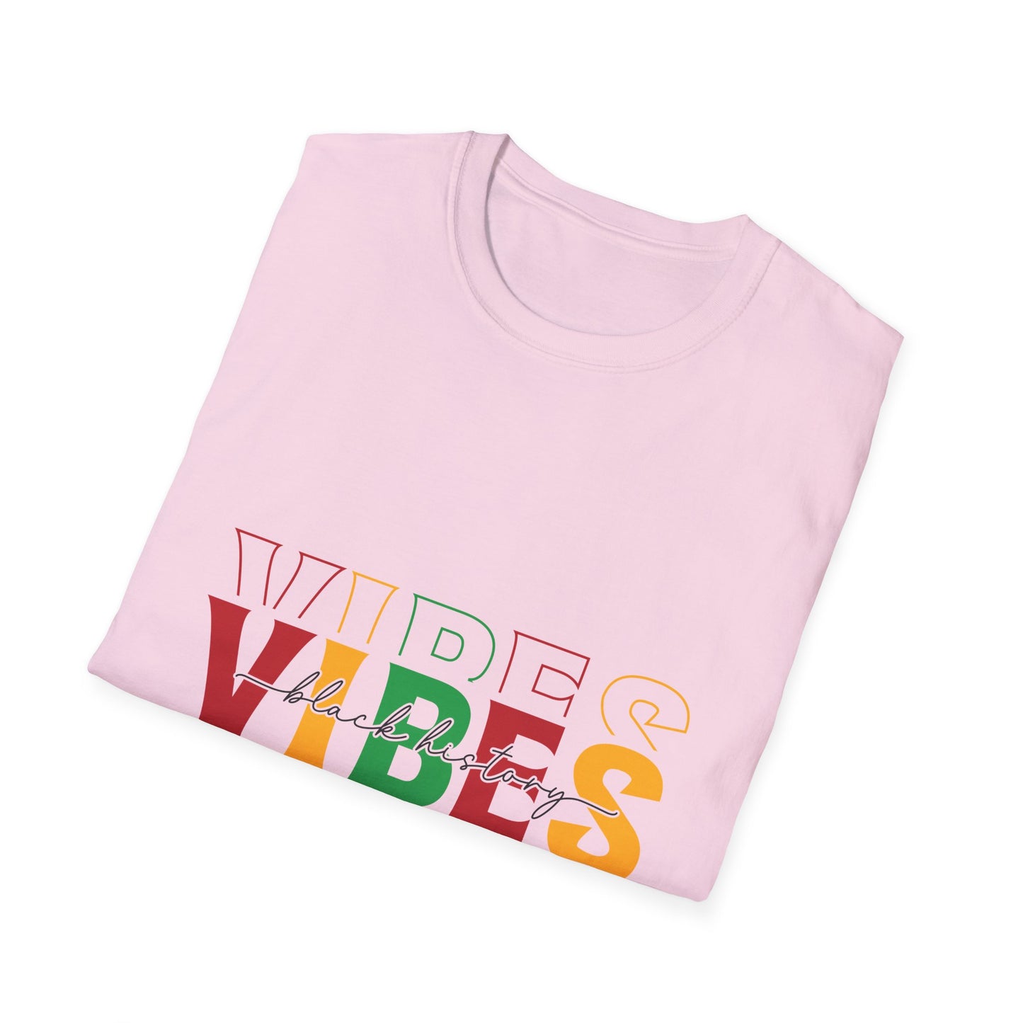 Vibes Black History Unisex Softstyle T-Shirt