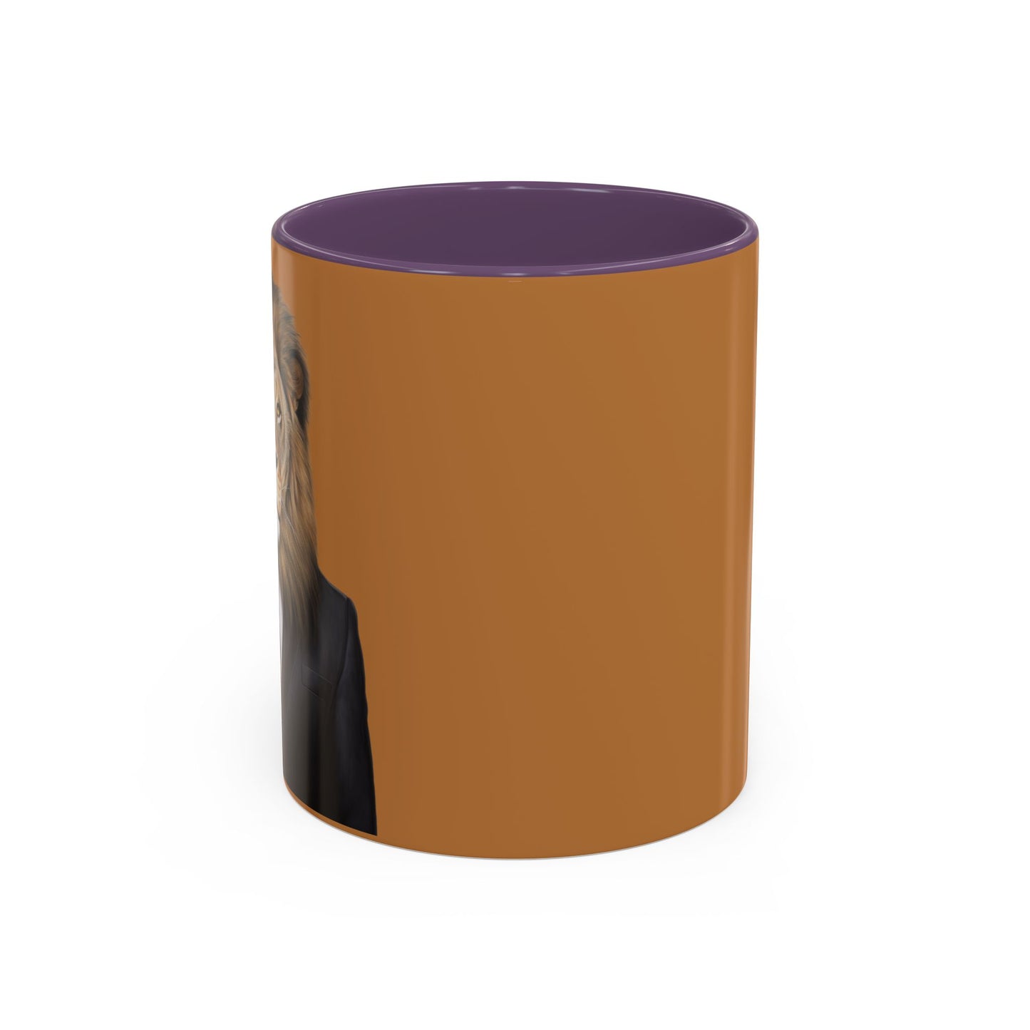 Lion Business Person Accent Coffee Mug (11, 15oz)