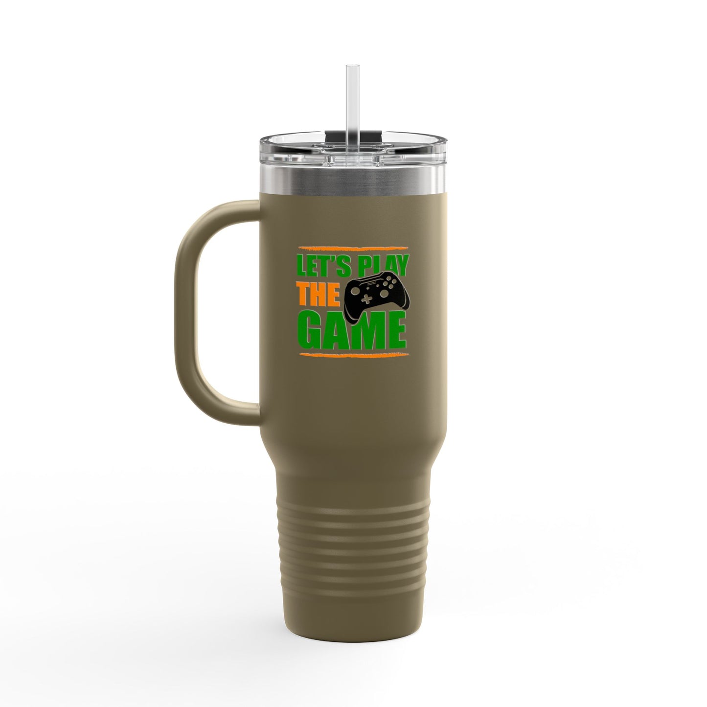 Let's Play The Game Insulated Travel Mug, 40oz