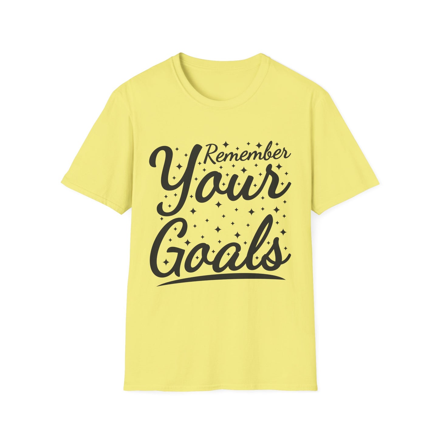 remember your goals Unisex Softstyle T-Shirt