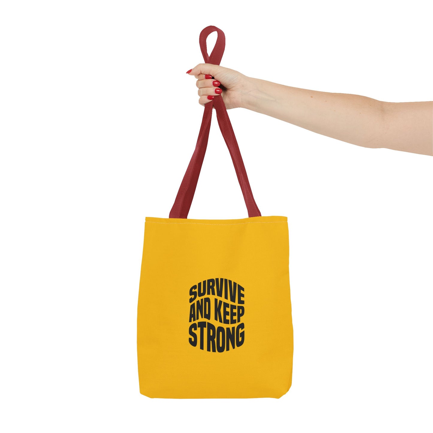 Survive And Keep Strong Tote Bag (AOP)