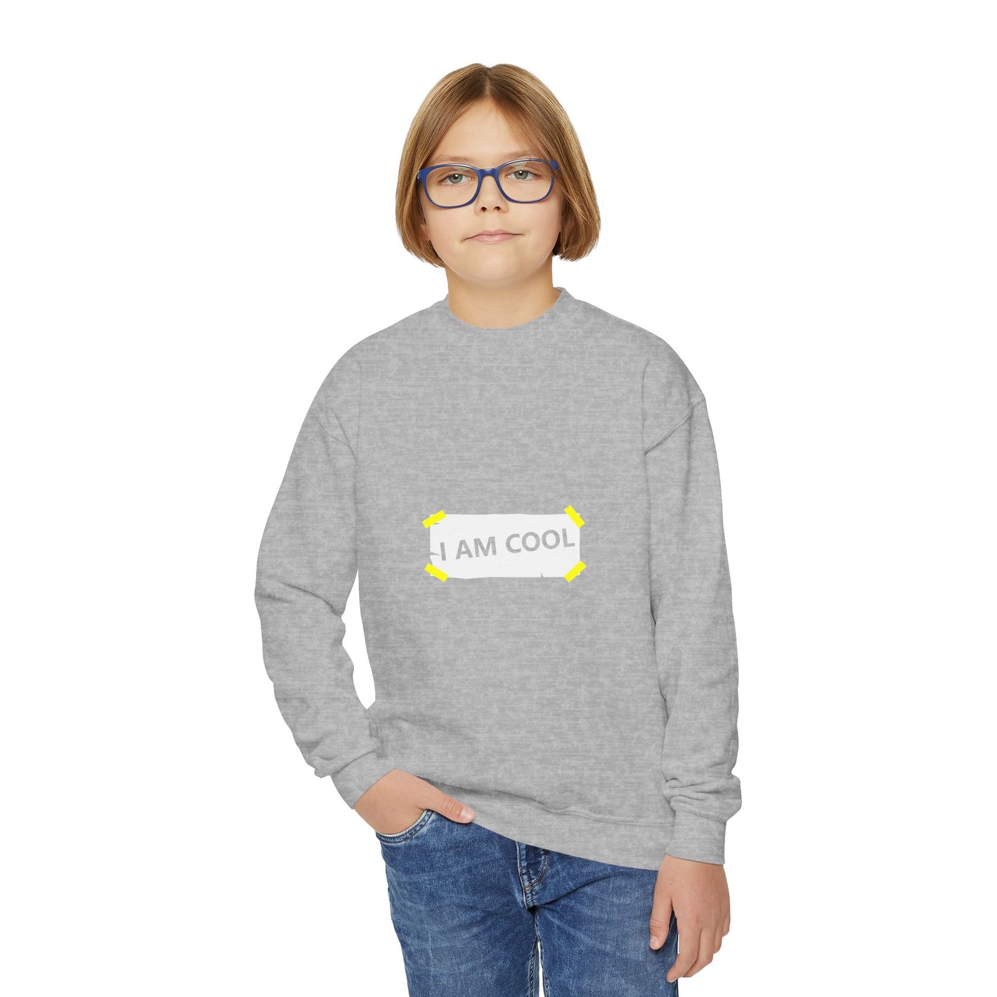 I Am Cool Youth Crewneck Sweatshirt