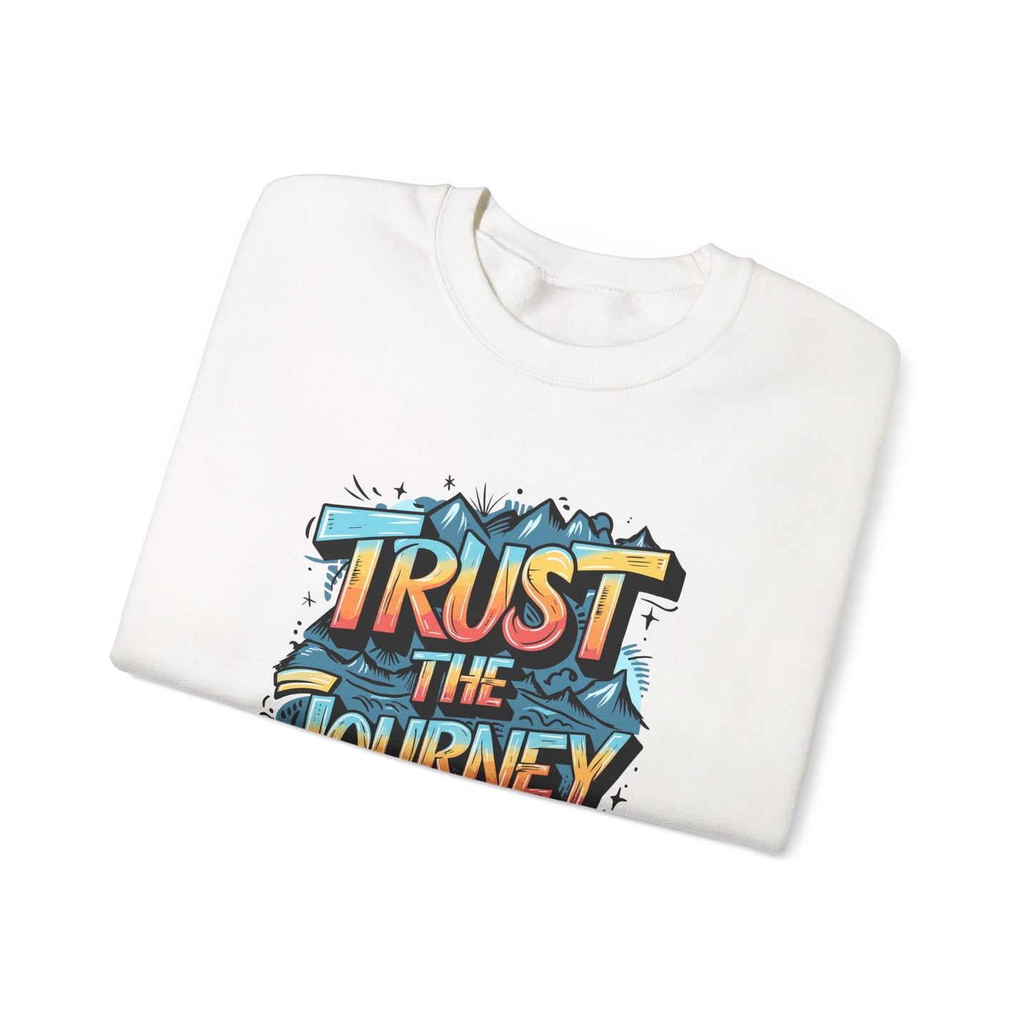 Trust The Journey Ahead Unisex Heavy Blend™ Crewneck Sweatshirt