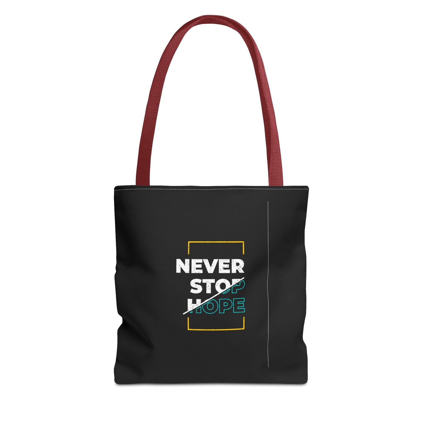 Never Stop Hope Tote Bag (AOP)