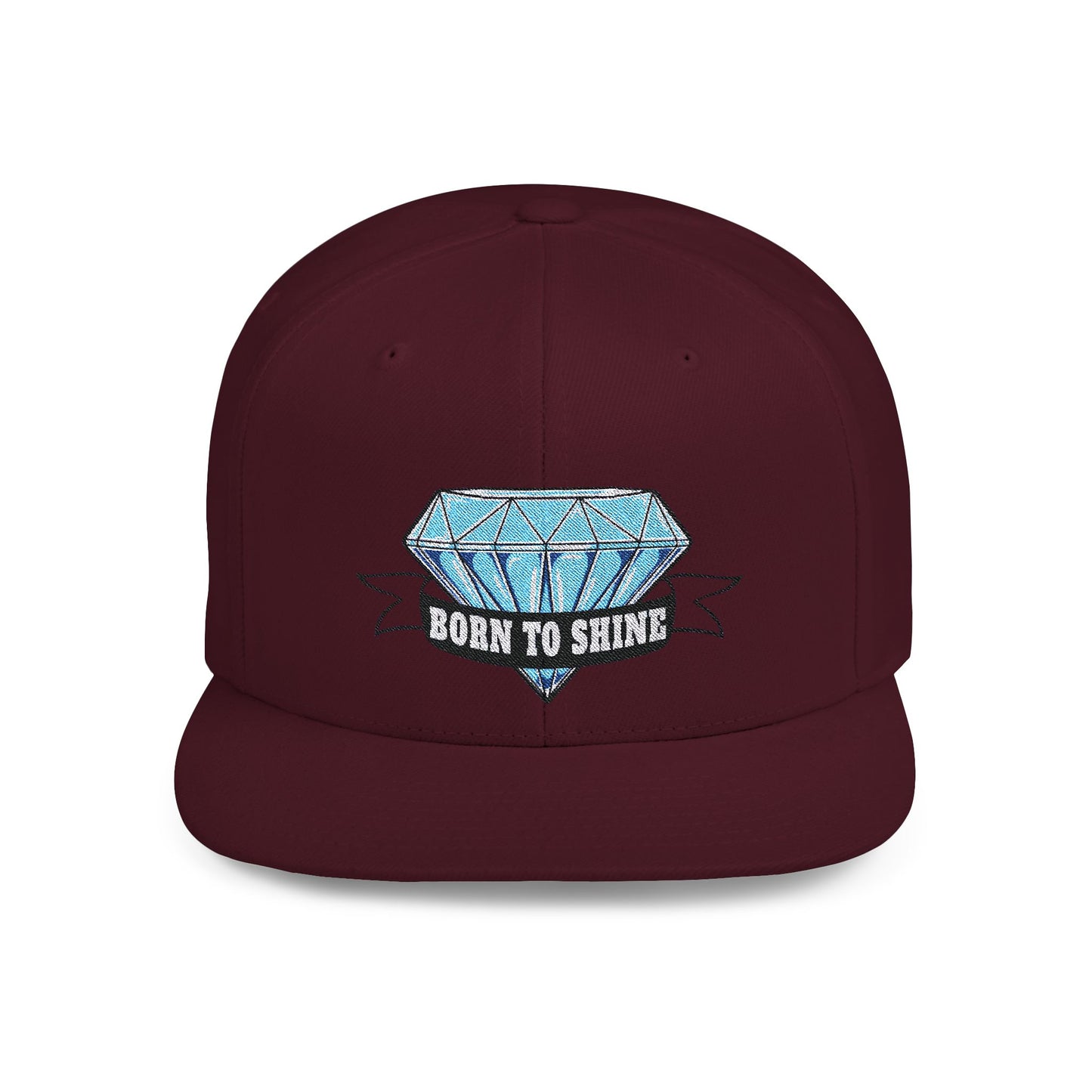 Born To Shine Flat Bill Snapback