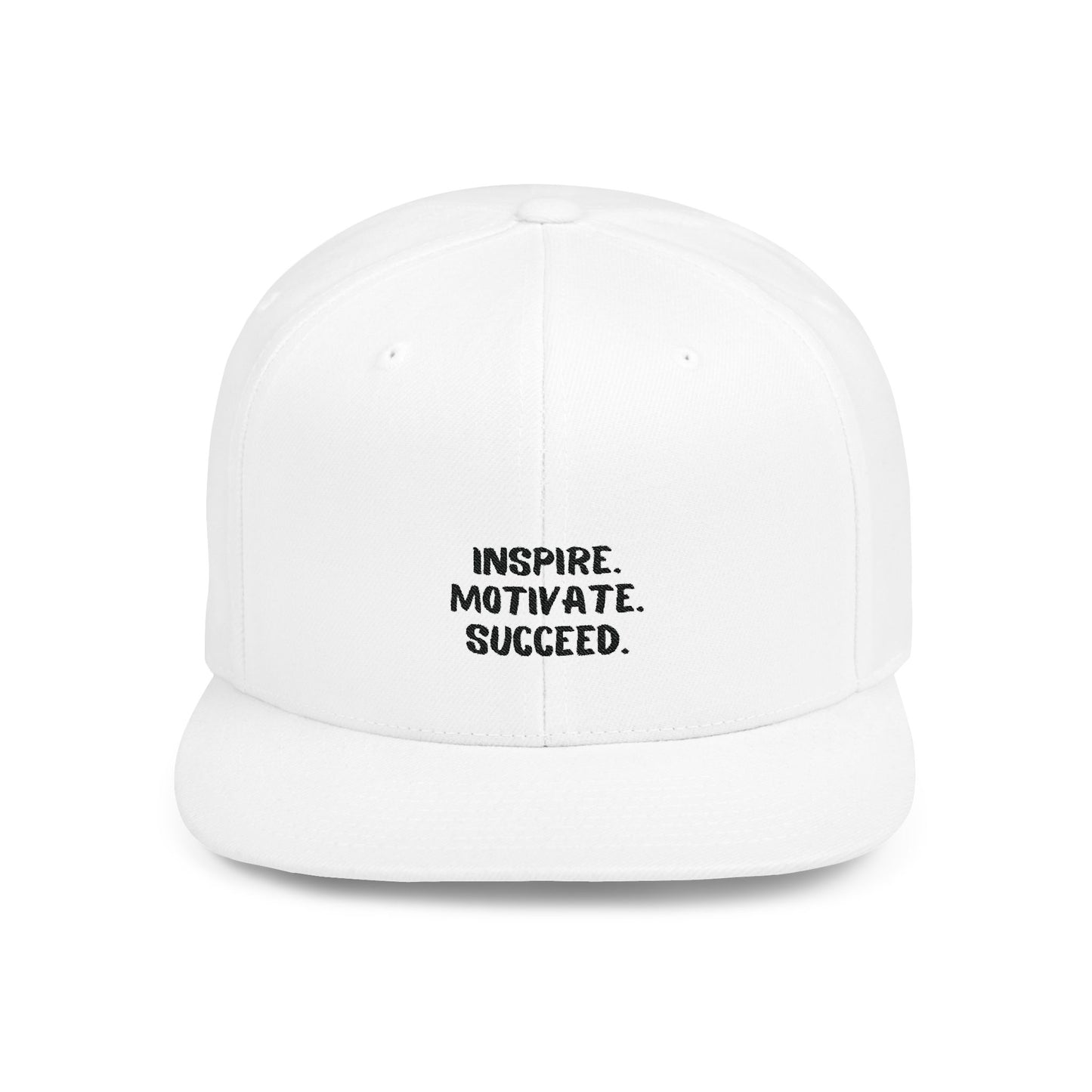 Inspire Motivate Succeed Flat Bill Snapback