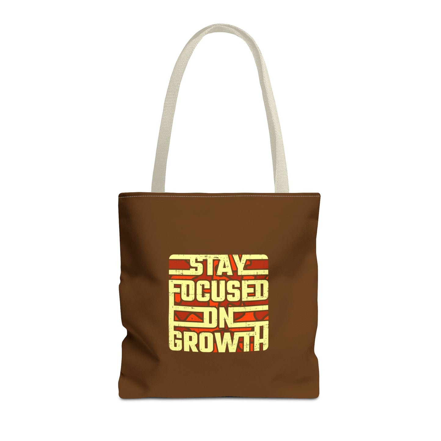 Stay Focused On Growth Tote Bag (AOP)