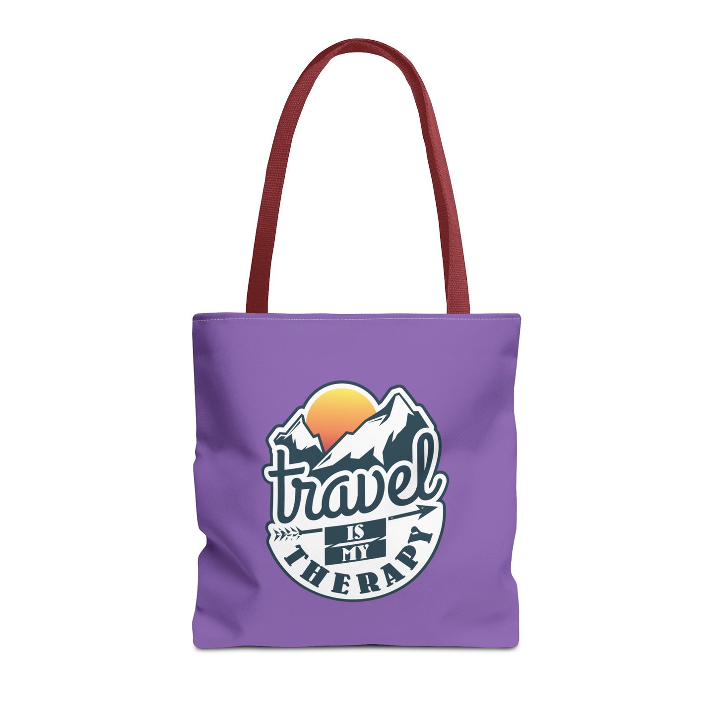 Travel Is My Therapy Tote Bag (AOP)