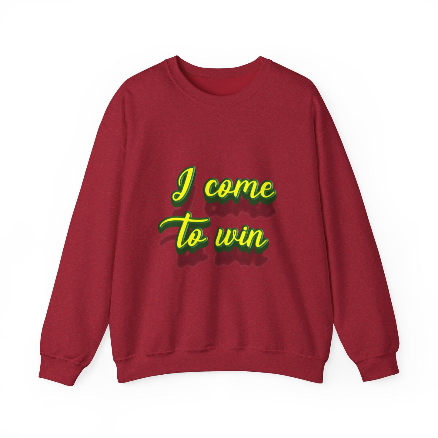 I Come To Win Unisex Heavy Blend™ Crewneck Sweatshirt
