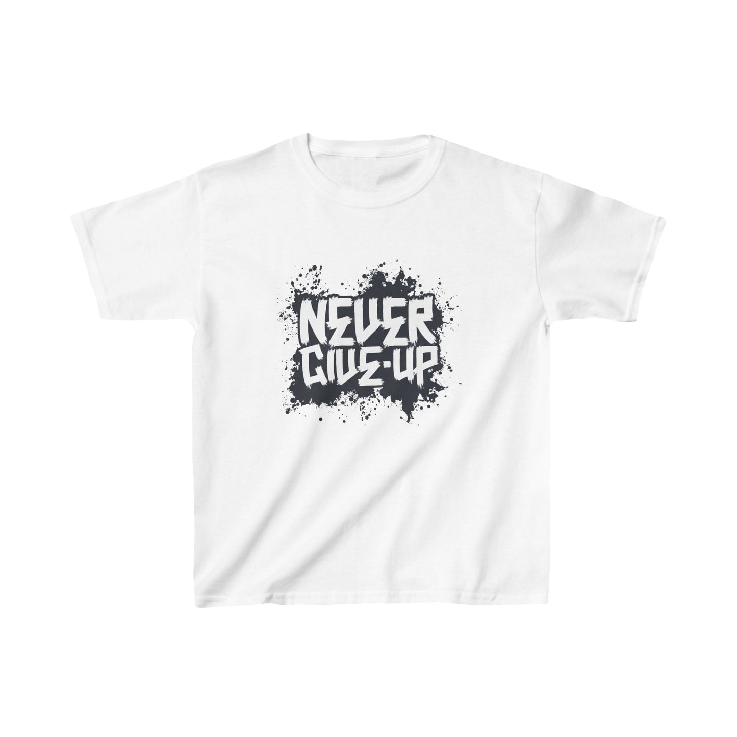 Never Give Up Kids Heavy Cotton™ Tee