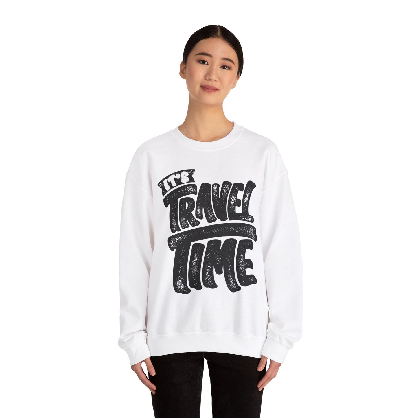 It's Travel Time Unisex Heavy Blend™ Crewneck Sweatshirt