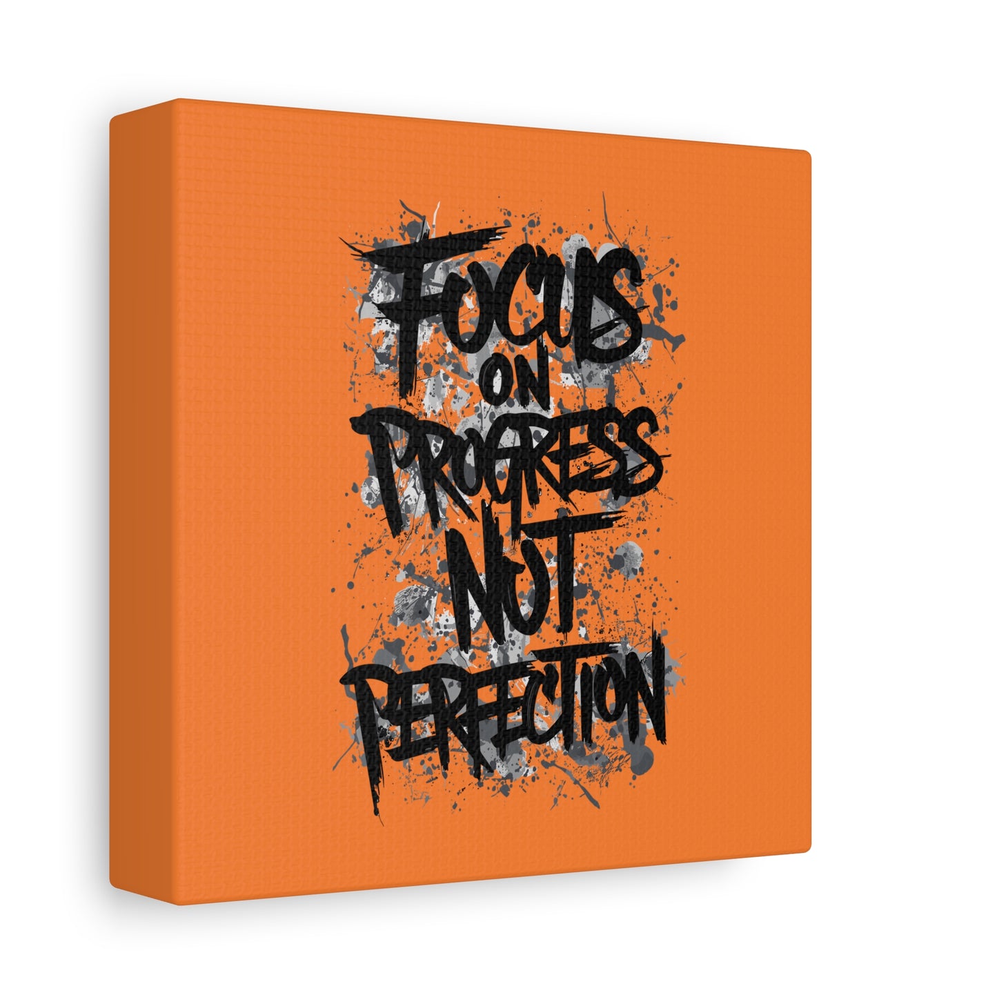 Focus On Progress Not Perfection Matte Canvas, Stretched, 1.25"