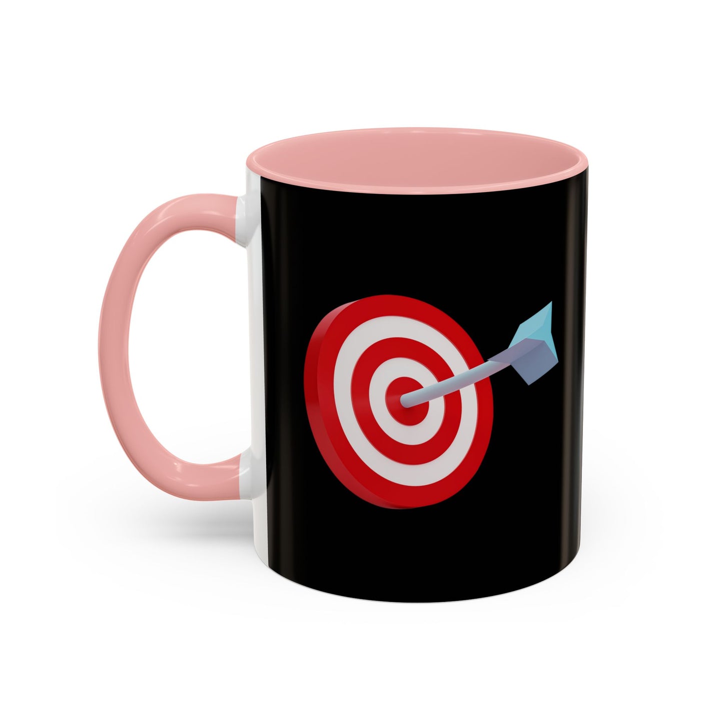 3d Render Arroe Hit The Center Of Target Or Goal Of Success Accent Coffee Mug (11, 15oz)