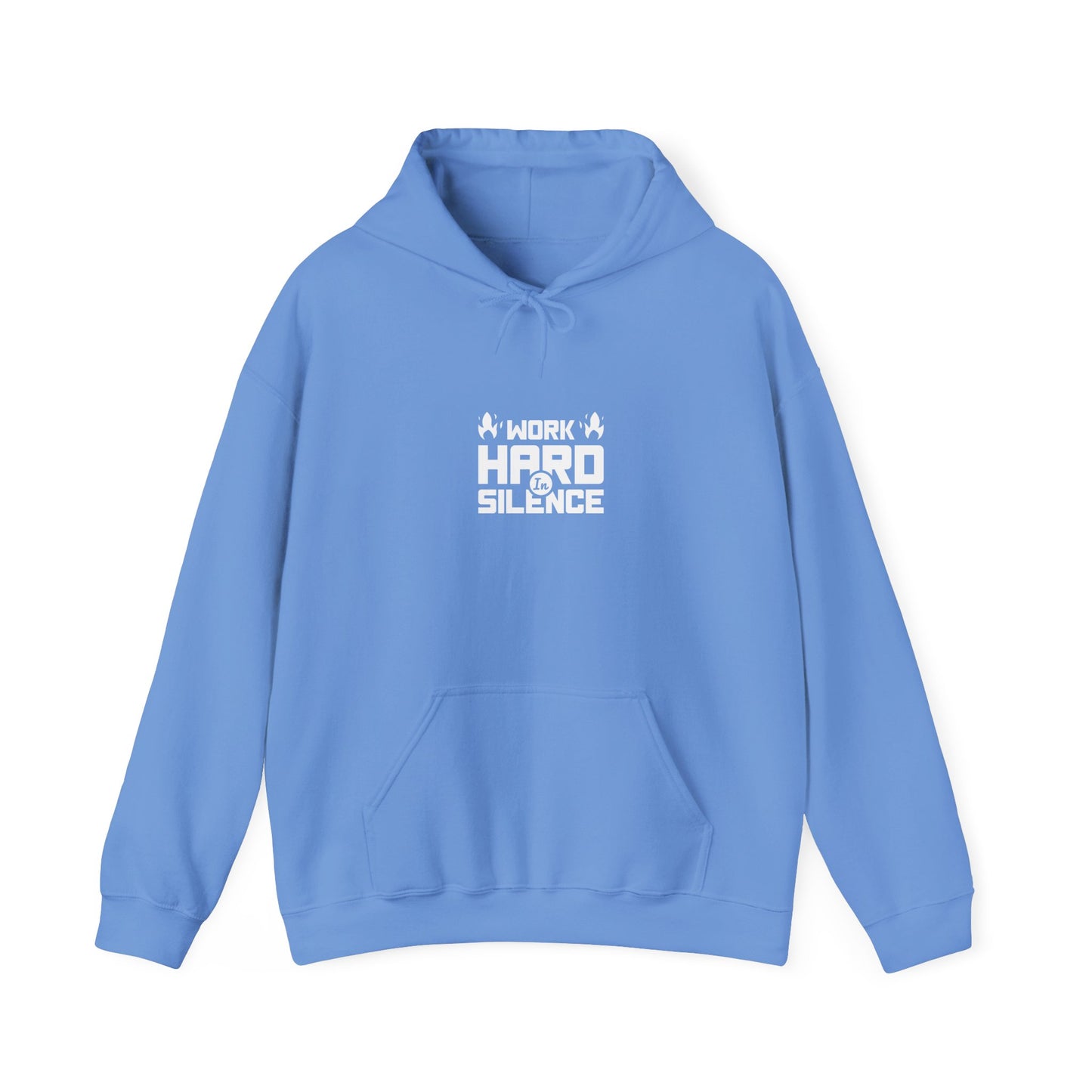 Work Hard In Silence Unisex Heavy Blend™ Hooded Sweatshirt