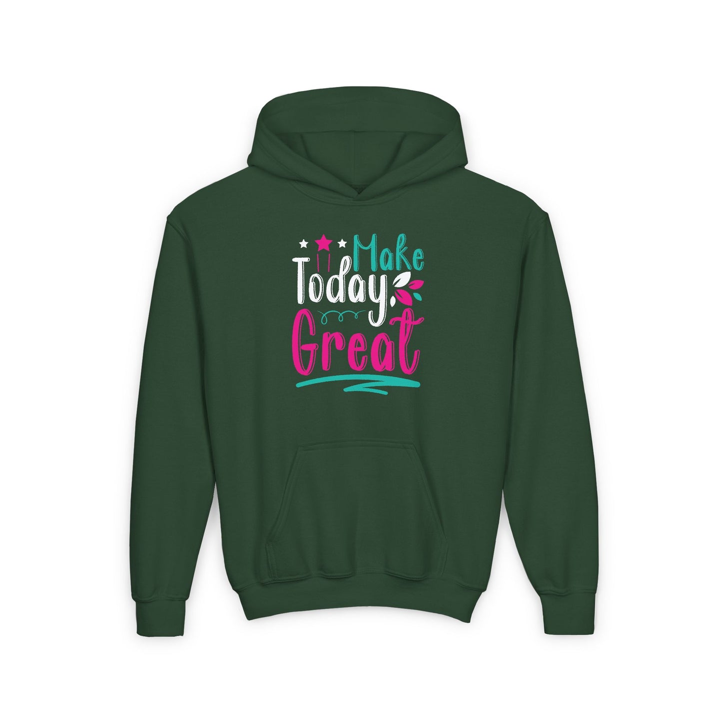 Make Today Great Youth Heavy Blend Hooded Sweatshirt