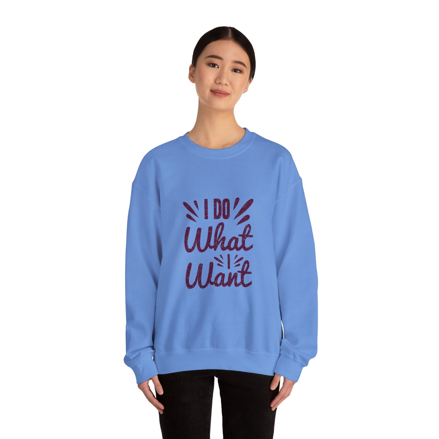 I Do What I Want Unisex Heavy Blend™ Crewneck Sweatshirt