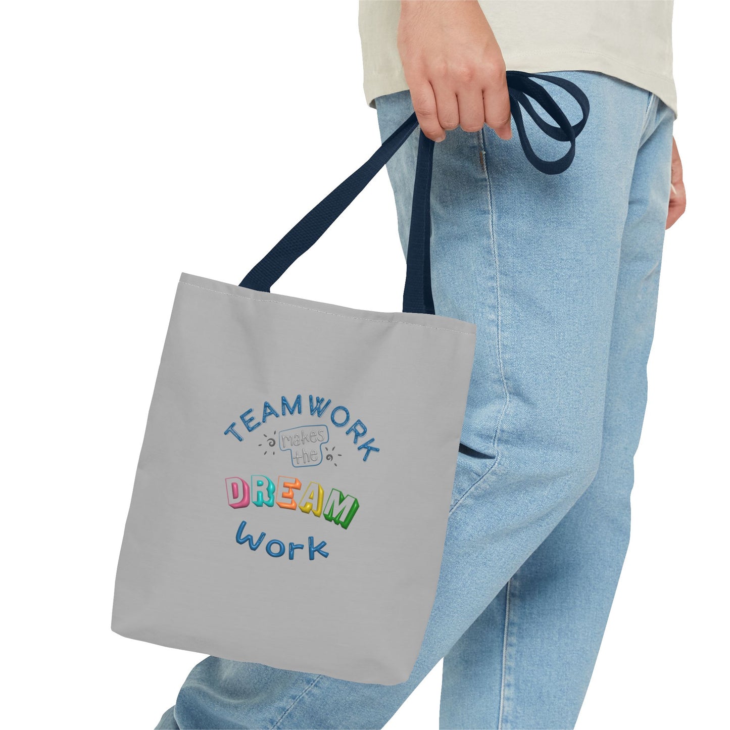 Team Work Makes The Dream Work Tote Bag (AOP)
