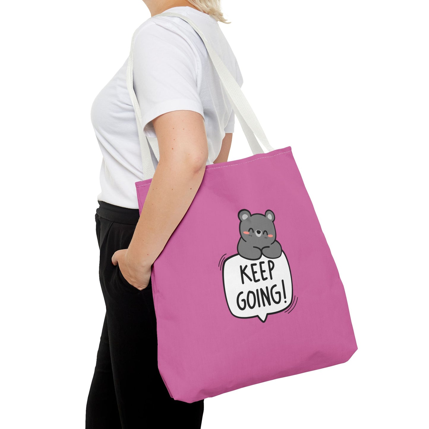 Keep Going Tote Bag (AOP)