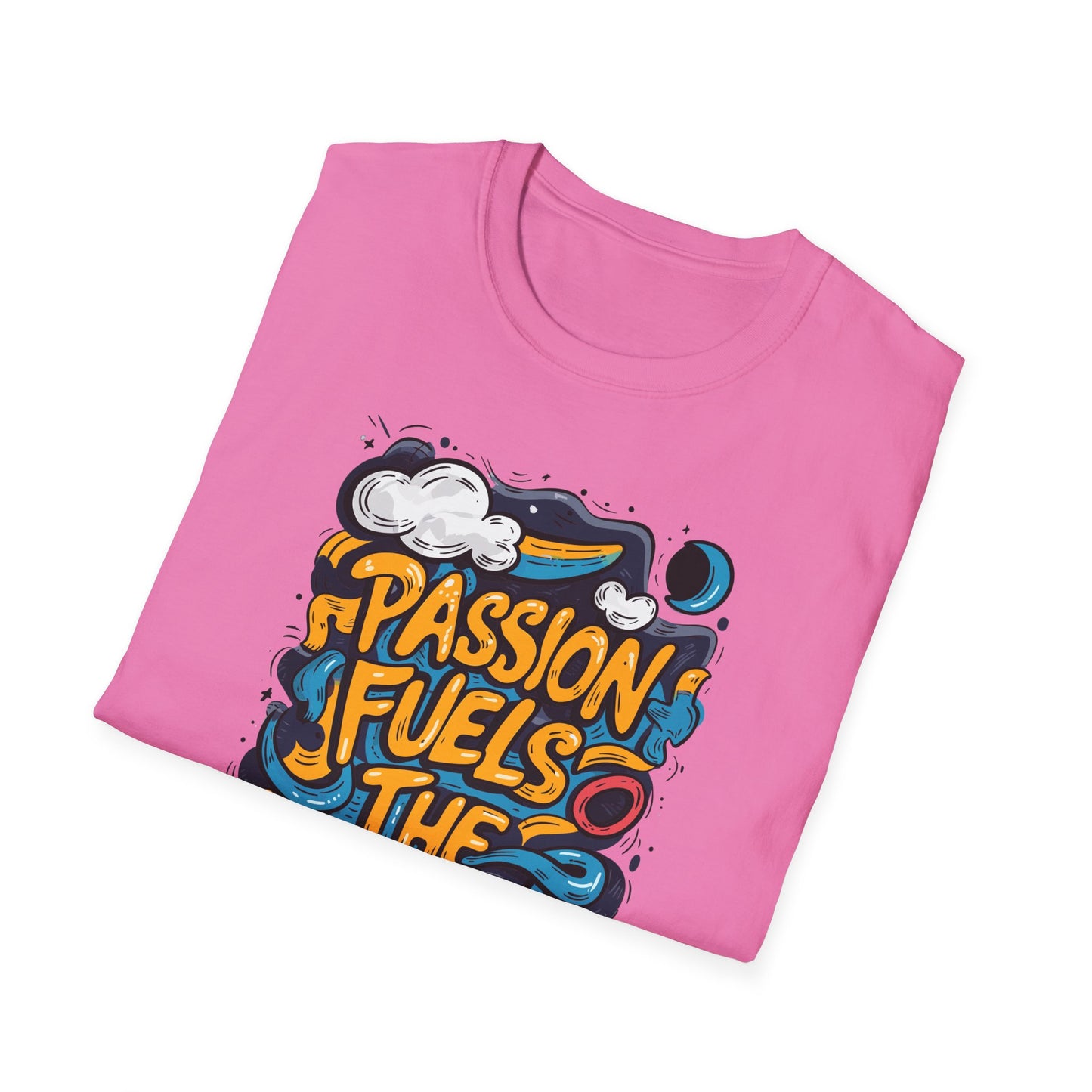 Passion Fuels The Journey Unisex Softstyle T-Shirt