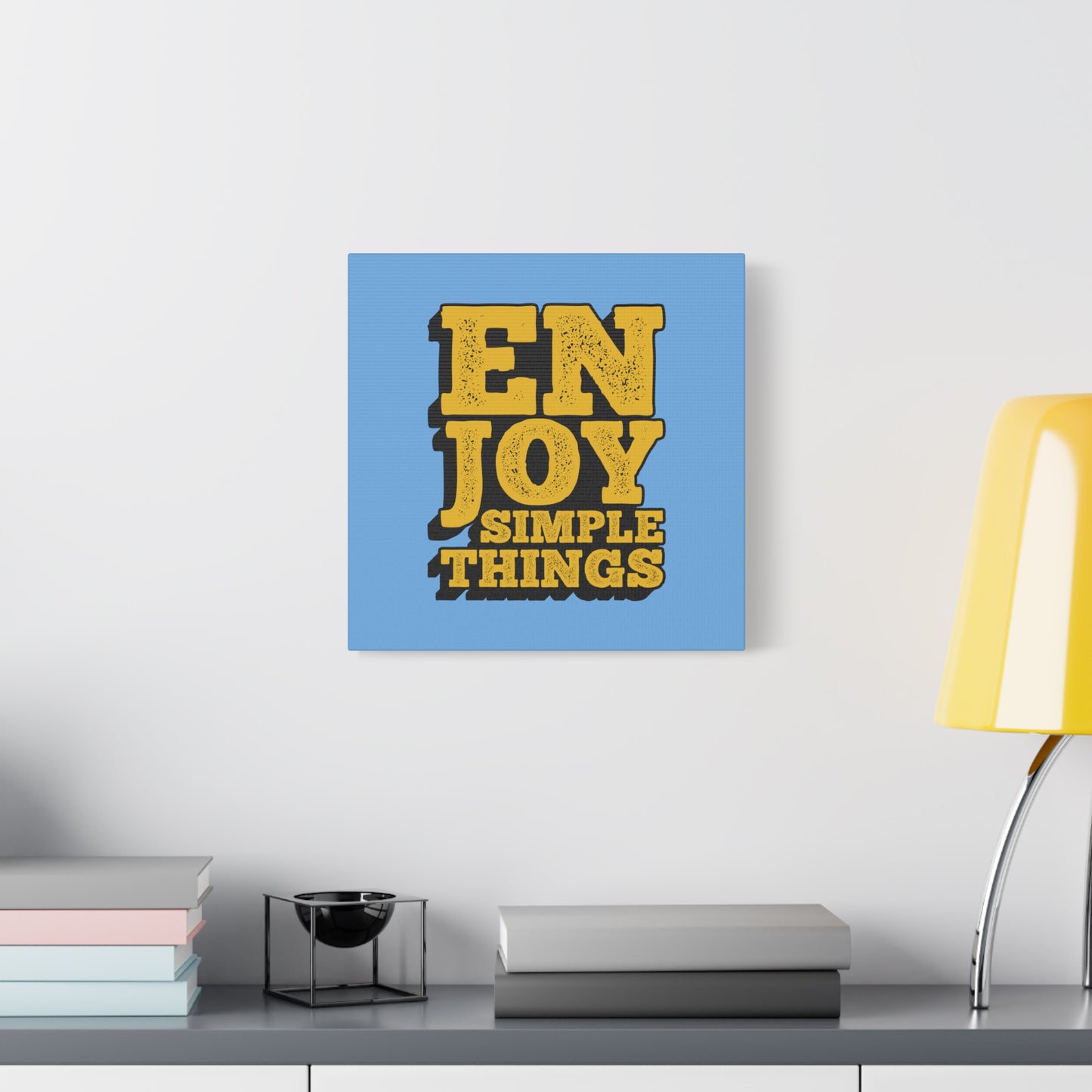 Enjoy Simple Things Matte Canvas, Stretched, 1.25"