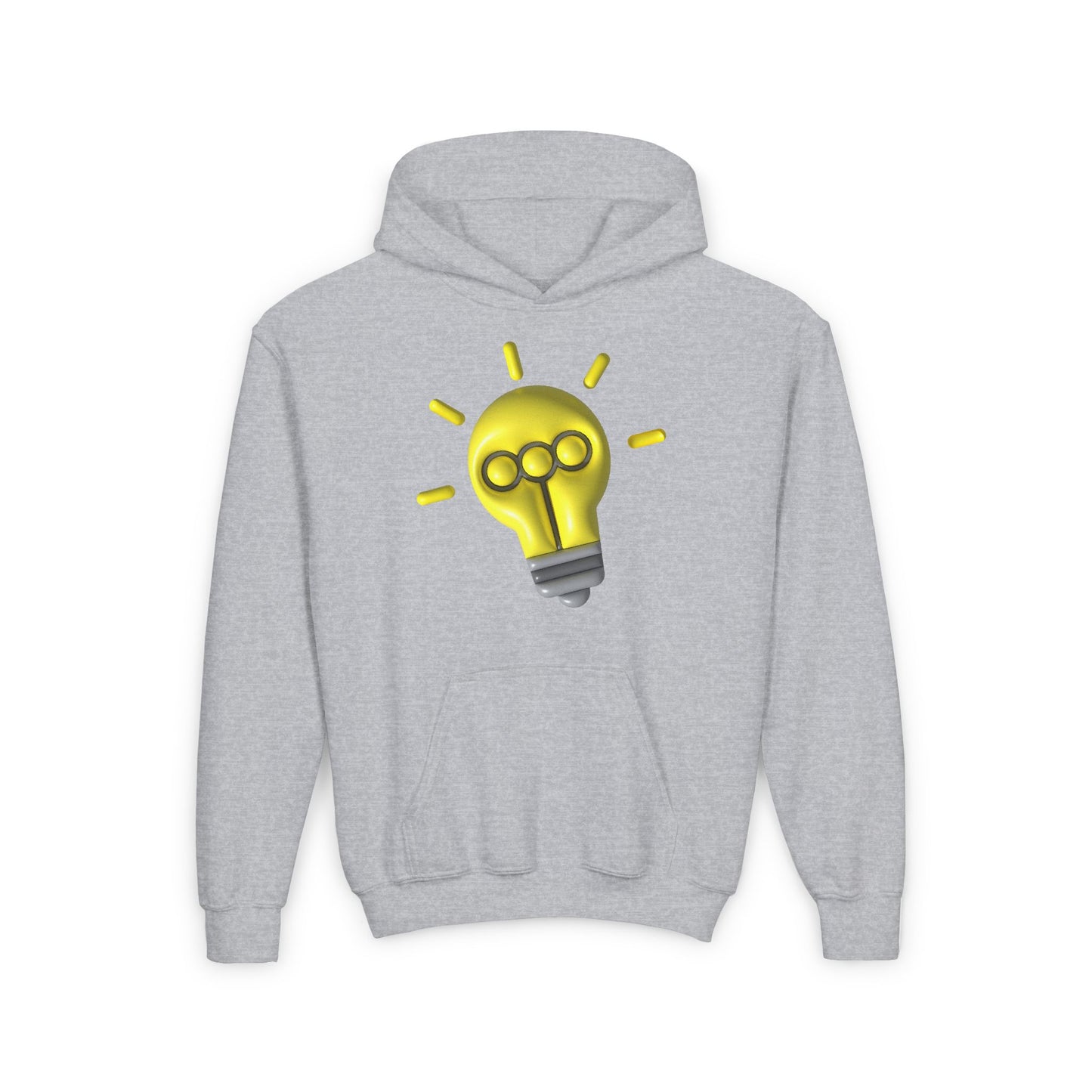 Light Bulb Youth Heavy Blend Hooded Sweatshirt