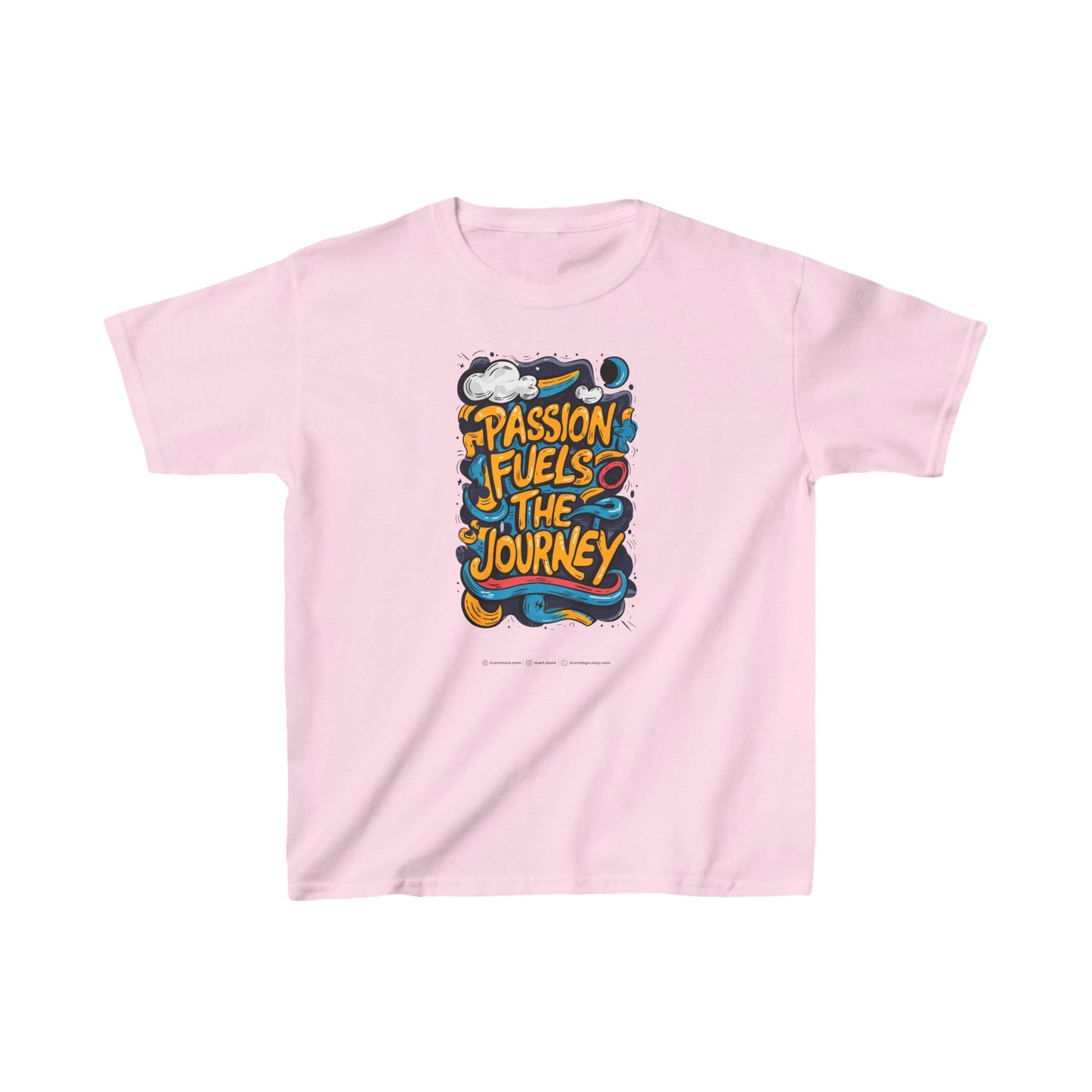 Passion Fuels The Journey Kids Heavy Cotton™ Tee