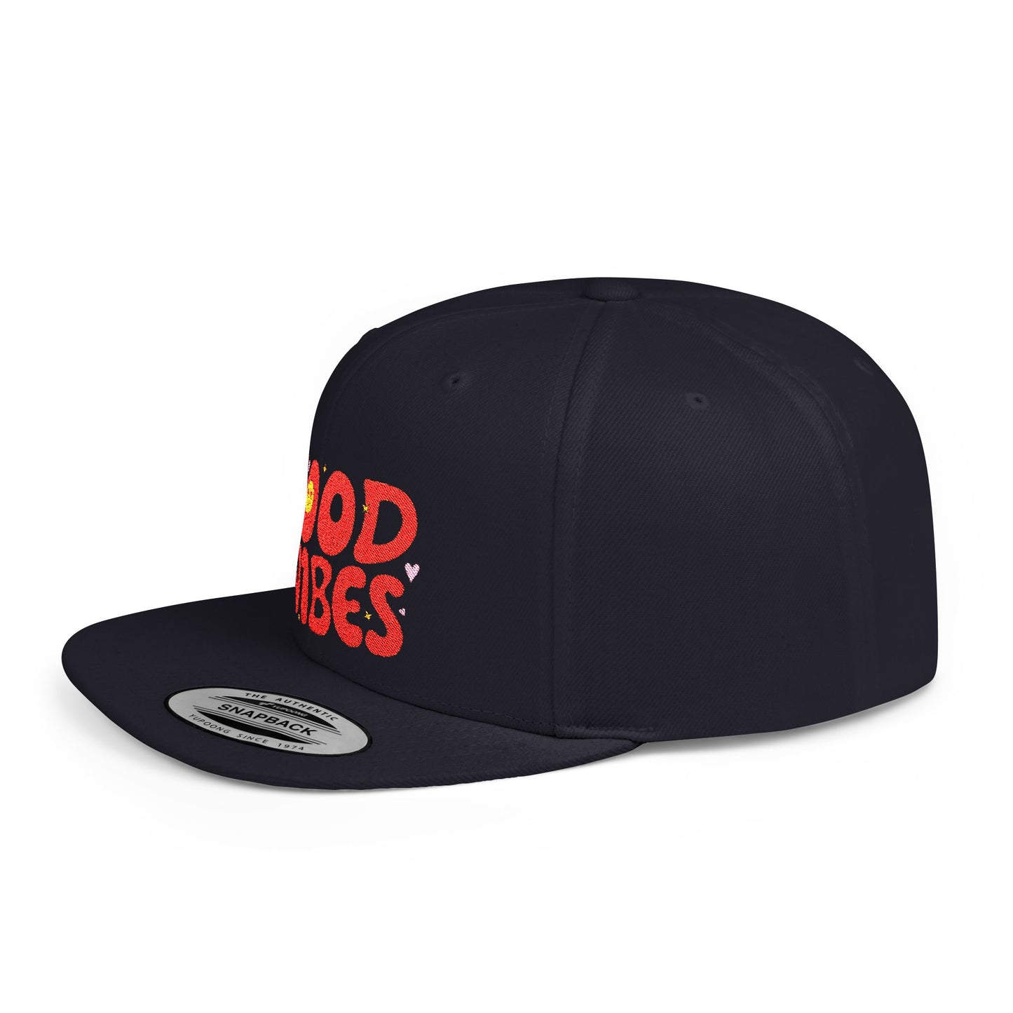 Good Vibes Flat Bill Snapback