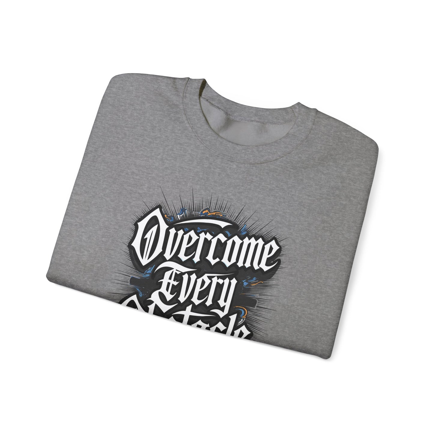 Overcome Every Obstacle Unisex Heavy Blend™ Crewneck Sweatshirt