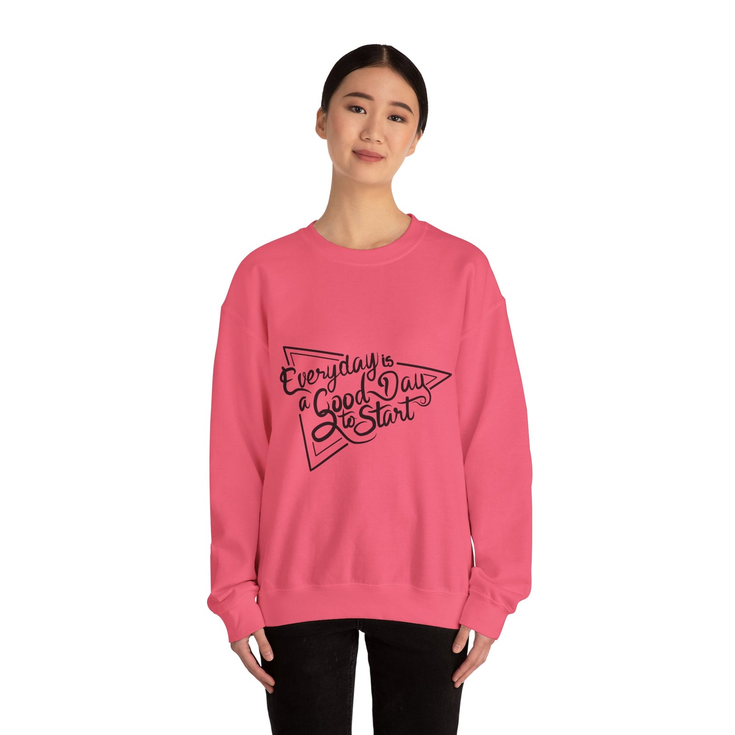Every Day Is A Good Day To Start Unisex Heavy Blend™ Crewneck Sweatshirt