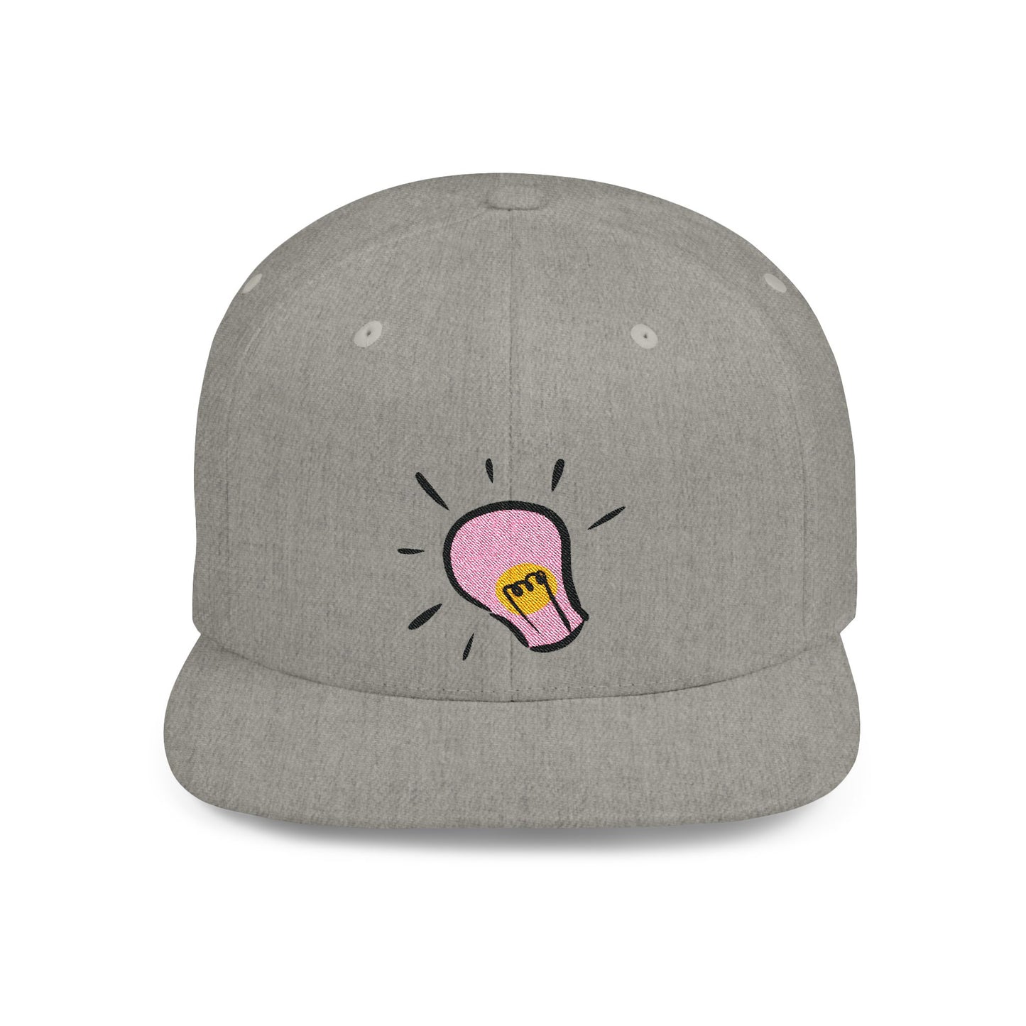 Inspire Idea Bulb Flat Bill Snapback