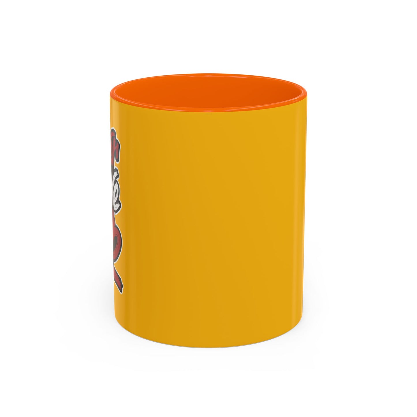 Never Give Up Accent Coffee Mug (11, 15oz)