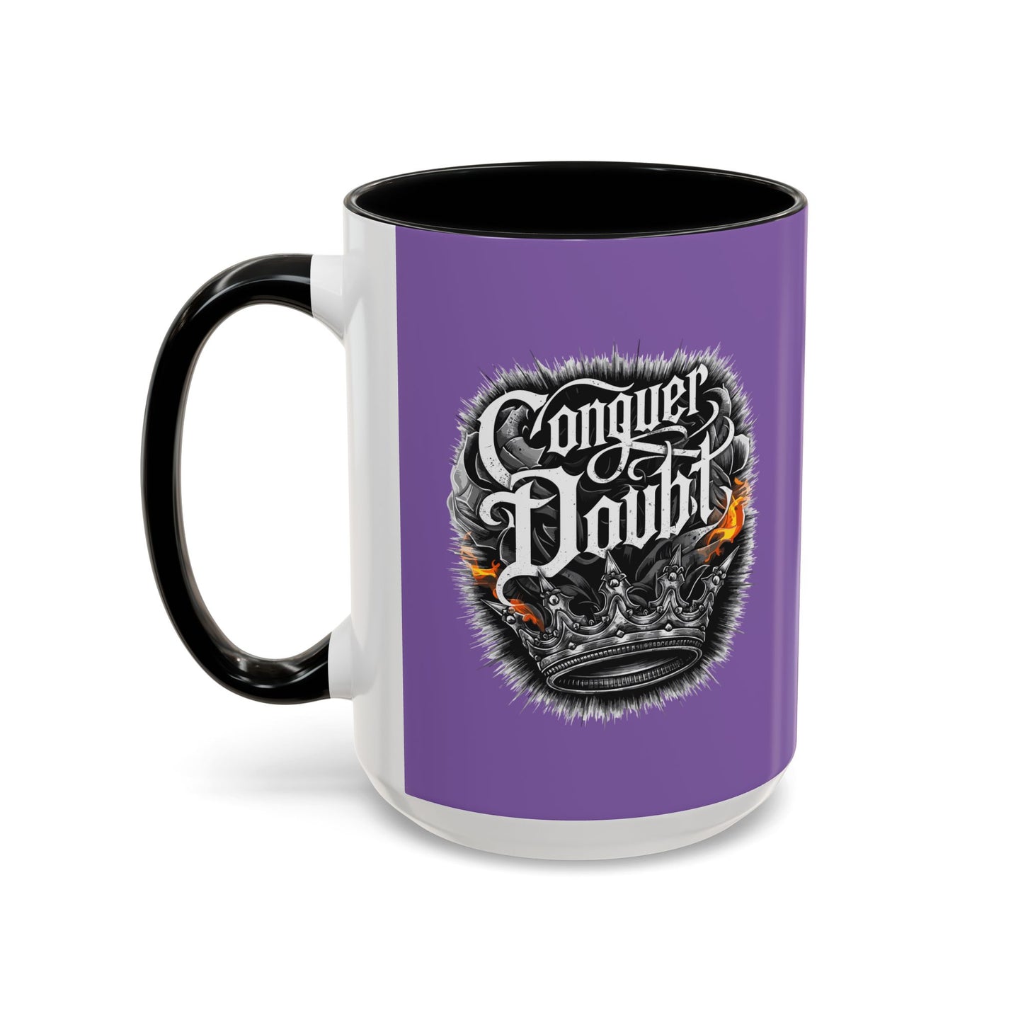 Conquer Doubt Accent Coffee Mug (11, 15oz)