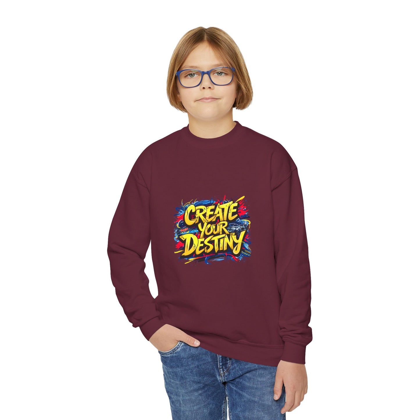 Create Your Destiny Youth Crewneck Sweatshirt