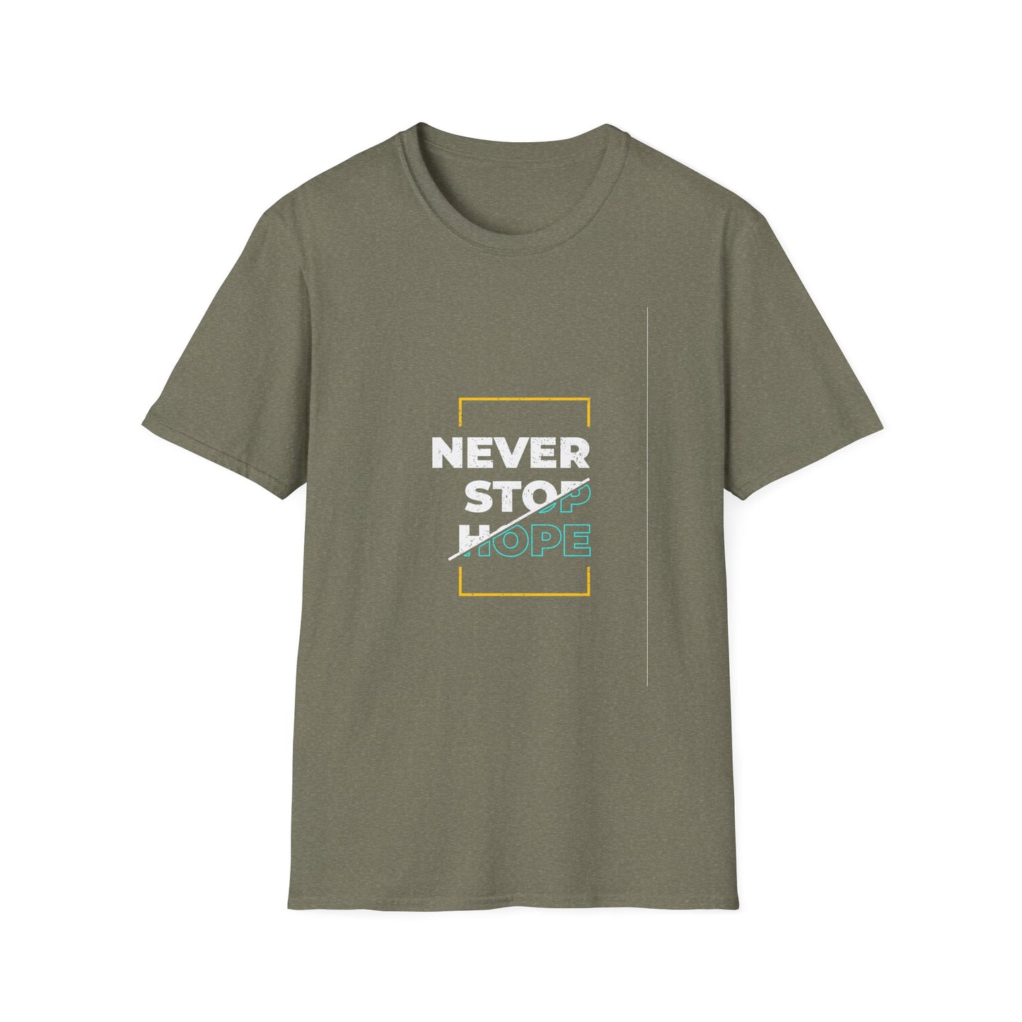 Never Stop Hope Unisex Softstyle T-Shirt