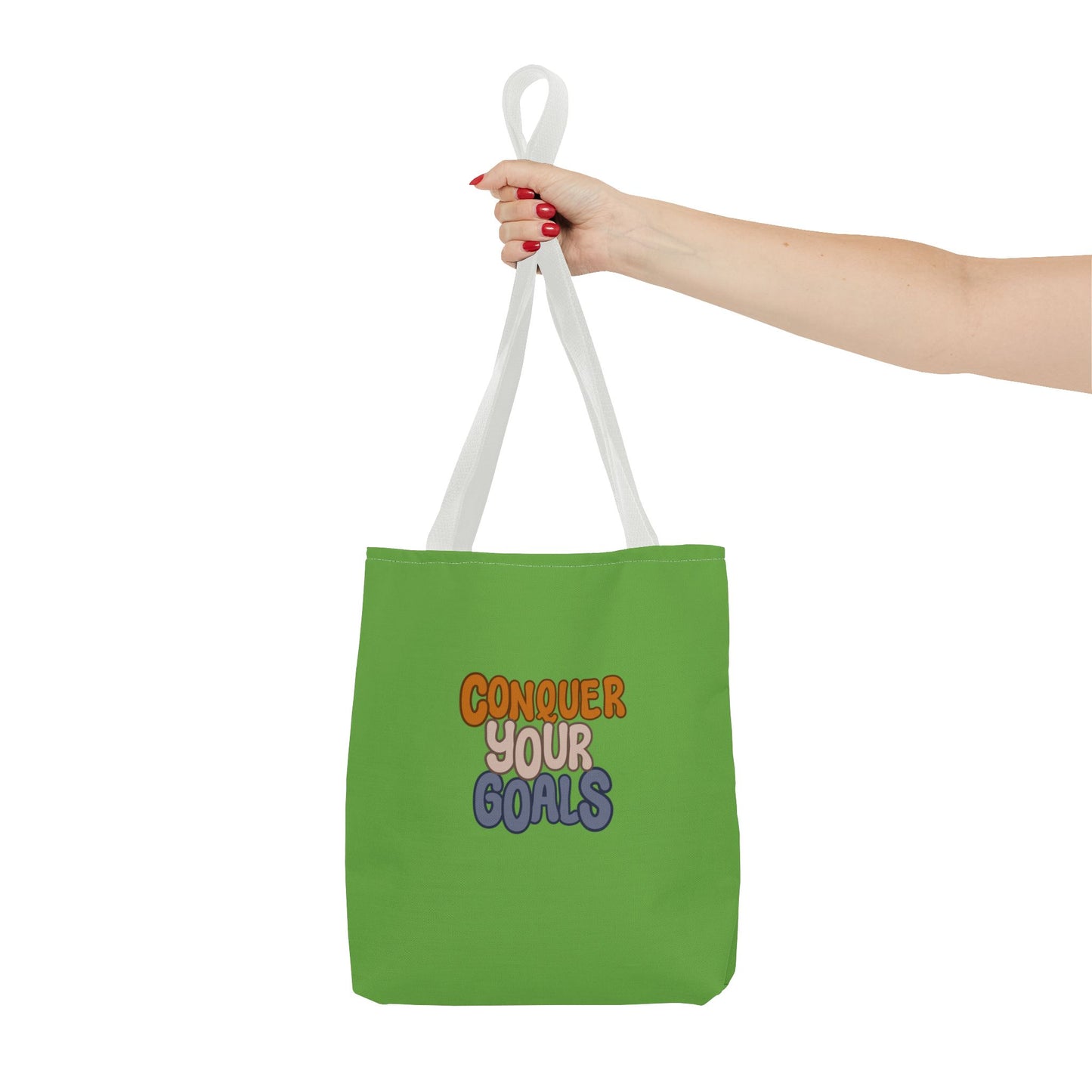 Conquer Your Goals Tote Bag (AOP)
