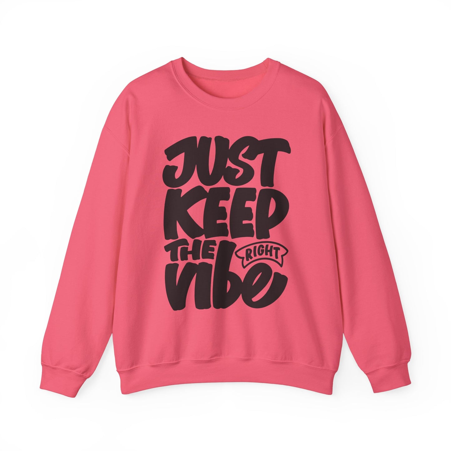 Just Keep The Right Vibe Unisex Heavy Blend™ Crewneck Sweatshirt
