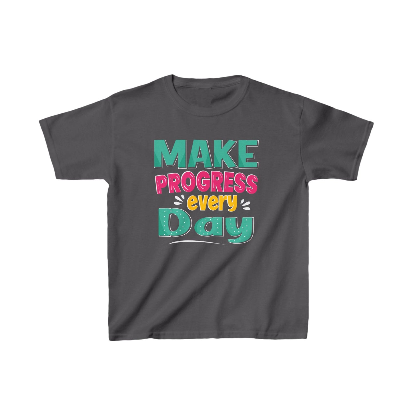 Make Progress Every Day Kids Heavy Cotton™ Tee