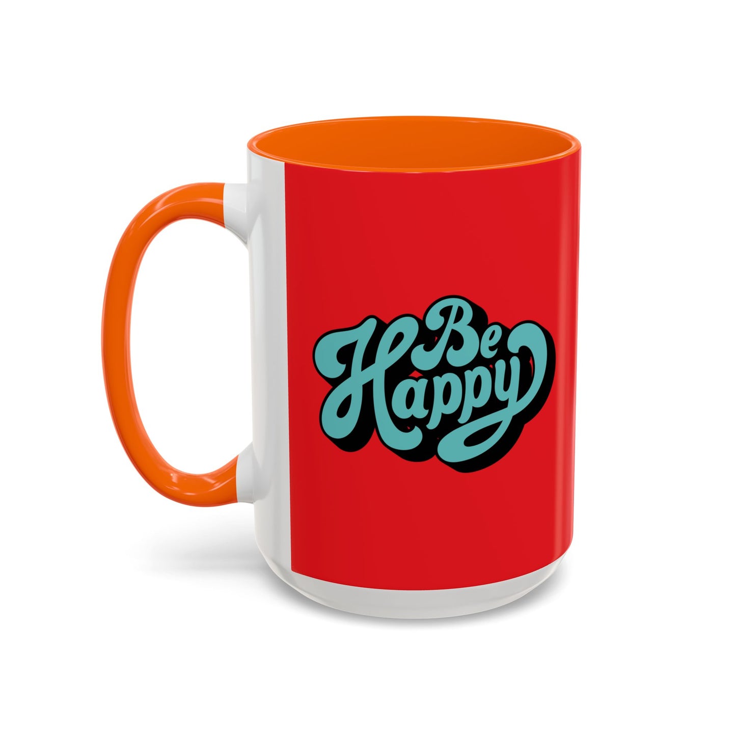 Be Happy Accent Coffee Mug (11, 15oz)