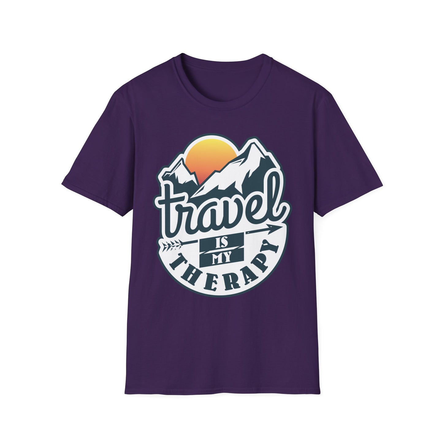 Travel Is My Therapy Unisex Softstyle T-Shirt