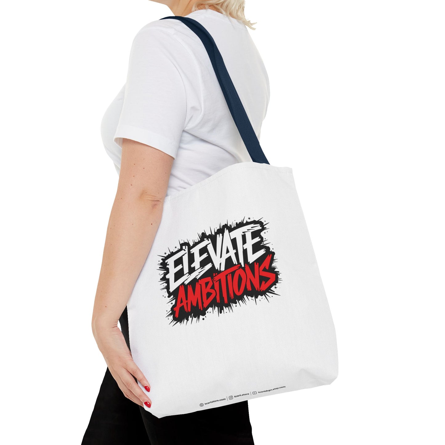 Elevate Ambitions Tote Bag (AOP)