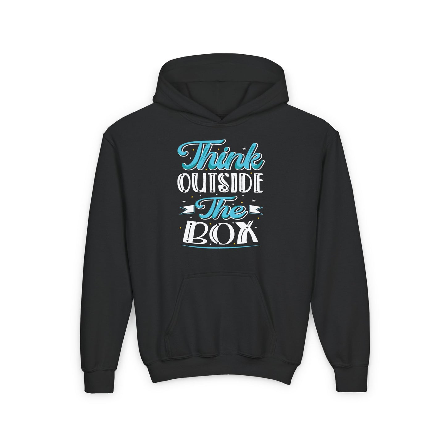 Think Outside The Box Youth Heavy Blend Hooded Sweatshirt